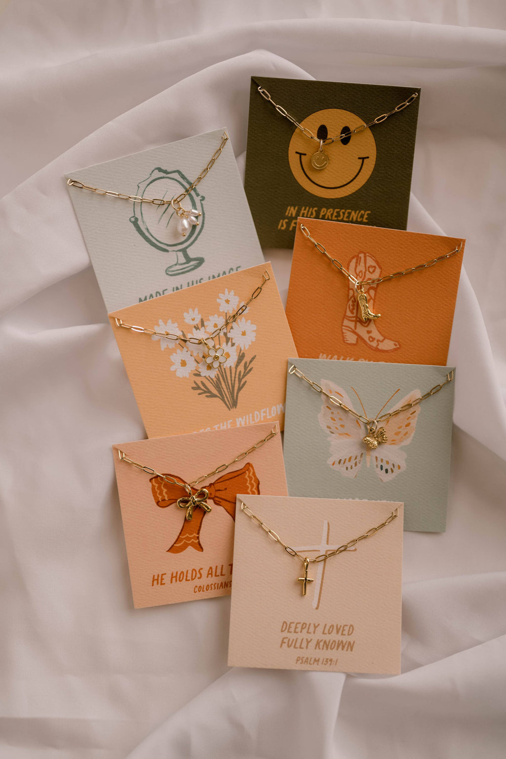 Chick Beloved Cross Paperclip Necklace